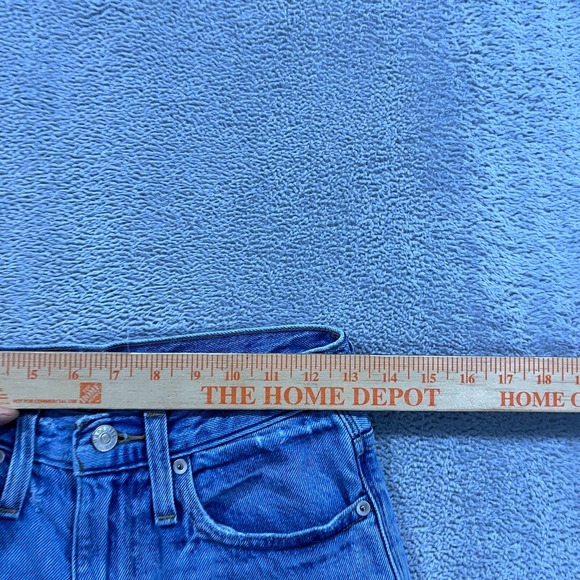 MADEWELL Mom Jeans Womens 24 High Rise Blue Denim Ankle - Picture 13 of 14